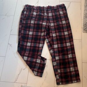 Goodfellow & Co Red and Black Plaid Men's Pants